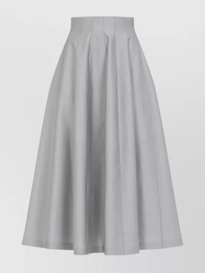 ALBERTA FERRETTI A-LINE WOOL SILK BLEND SKIRT