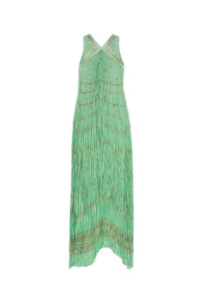 Alberta Ferretti Dress Woman In Green