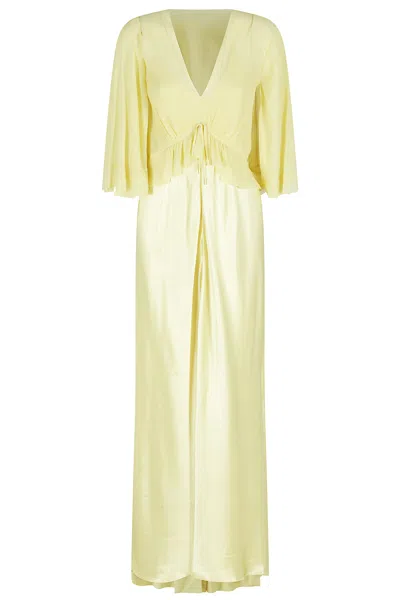 Alberta Ferretti Abito In Yellow