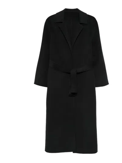 Alberta Ferretti Long Coat In Gray