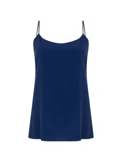 Alberta Ferretti Adjustable-strap Top In Blue