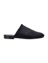 Alberta Ferretti Alberta Ferreti  Black Pony Hair Mules In Black