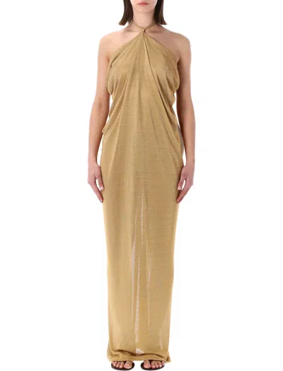 Alberta Ferretti Dress Woman In Brown