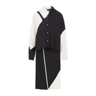 Alberta Ferretti Alberta Ferreti Black Twill Shirt