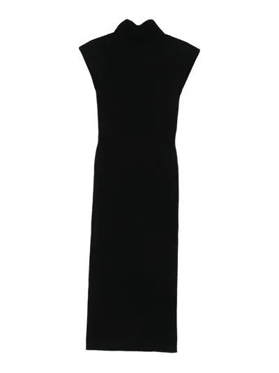 Alberta Ferretti Alberta Ferreti Black Viscose Polyester Dress