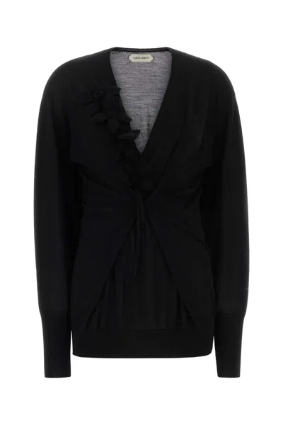 ALBERTA FERRETTI ALBERTA FERRETI BLACK WOOL BLEND SWEATER