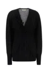 Alberta Ferretti Alberta Ferreti Black Wool Blend Sweater In Black