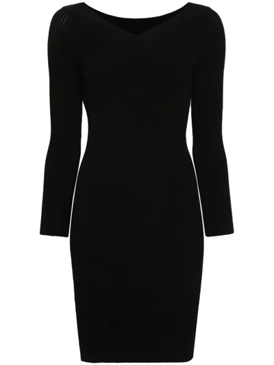Alberta Ferretti Tonello Black Wool Suit