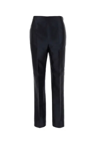 Alberta Ferretti Alberta Ferreti Blue Georgette Pant