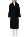 Alberta Ferretti Alberta Ferreti Coat In Double-face Wool In Black