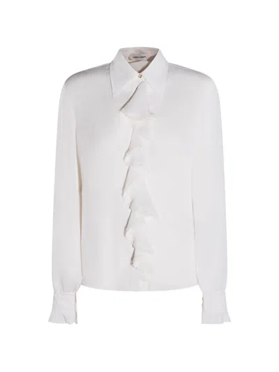 Alberta Ferretti Alberta Ferreti Ivory Cotton Shirts In White