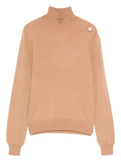 Alberta Ferretti Alberta Ferreti Sweater In Nude