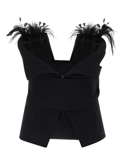 Alberta Ferretti Alberta Ferreti Top In Black