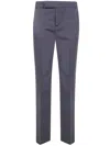 Alberta Ferretti Pants With Belt Loops And Pockets In Blue