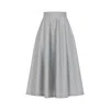 Alberta Ferretti Alberta Ferreti Virgin Wool Midi Skirt In Gray