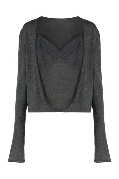ALBERTA FERRETTI ALBERTA FERRETI VIRGIN WOOL SWEATER