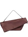 Alberta Ferretti Alberta Ferreti Women Red Viscose Clutch In Brown