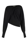 Alberta Ferretti Alberta Ferreti Wool And Cashmere Sweater In Black