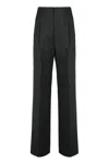 Alberta Ferretti Alberta Ferreti Wool Trousers In Black