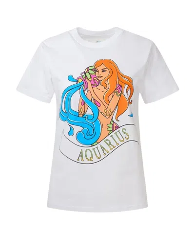 Alberta Ferretti Aquarius T-shirt In White