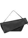 Alberta Ferretti Asymmetrical Clutch Bag Top Handle In Black