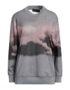 Alberta Ferretti Athleisure Woman Sweatshirt Sage Green Size 10 Polyester, Cotton, Polyamide, Elasta In Sage Green