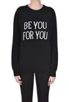 Alberta Ferretti Be You For You Pullover In Black