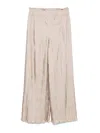 Alberta Ferretti Alberta Ferreti Habotay Trousers In Neutral