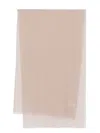 Alberta Ferretti Beige Silk Scarf