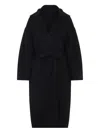 Alberta Ferretti Alberta Ferreti Double Coat In Black