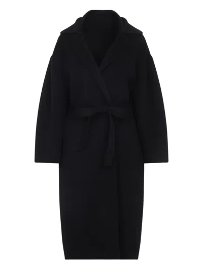 ALBERTA FERRETTI BELTED WOOL COAT