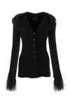 Alberta Ferretti Alberta Ferreti Black Crepe Blazer