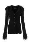 Alberta Ferretti Alberta Ferreti Black Crepe Blazer