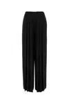 Alberta Ferretti Pleated Wide-leg Trousers