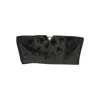 Alberta Ferretti Embellished Top In Black