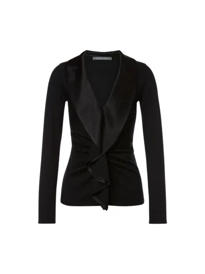 Alberta Ferretti Black V-neck Sweatshirt