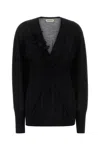 Alberta Ferretti Alberta Ferreti Black Wool Blend Sweater In Black