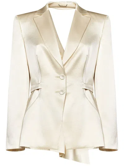 Alberta Ferretti Single-breasted Cut-out Detailed Blazer