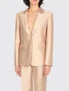 Alberta Ferretti Mikado Single Breast Blazer