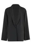 Alberta Ferretti Blazer In Black