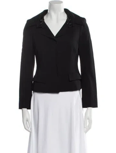 Pre-owned Alberta Ferretti Blazer In Black