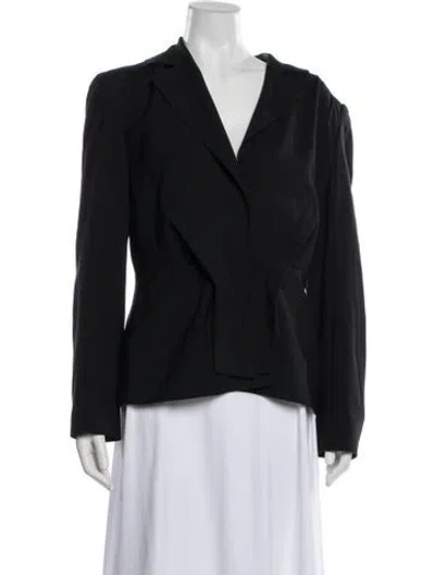 Pre-owned Alberta Ferretti Blazer In Black