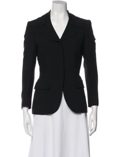 Pre-owned Alberta Ferretti Blazer In Black