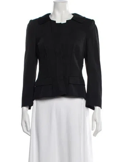 Pre-owned Alberta Ferretti Blazer In Black