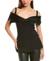 Alberta Ferretti Blazer Blouse In Black