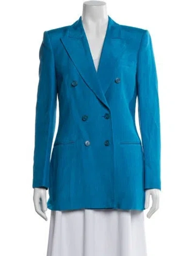 Pre-owned Alberta Ferretti Blazer In Blue
