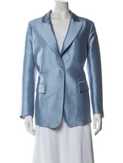 Pre-owned Alberta Ferretti Blazer In Blue