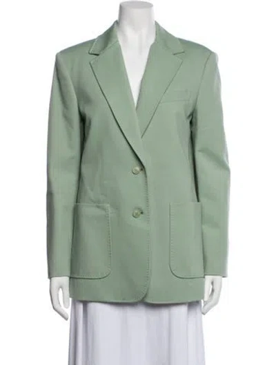 Pre-owned Alberta Ferretti Blazer In Green