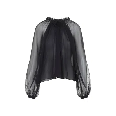 ALBERTA FERRETTI BLOUSE BLACK
