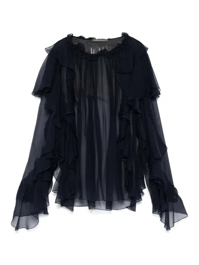 Alberta Ferretti Shirt Woman In Black